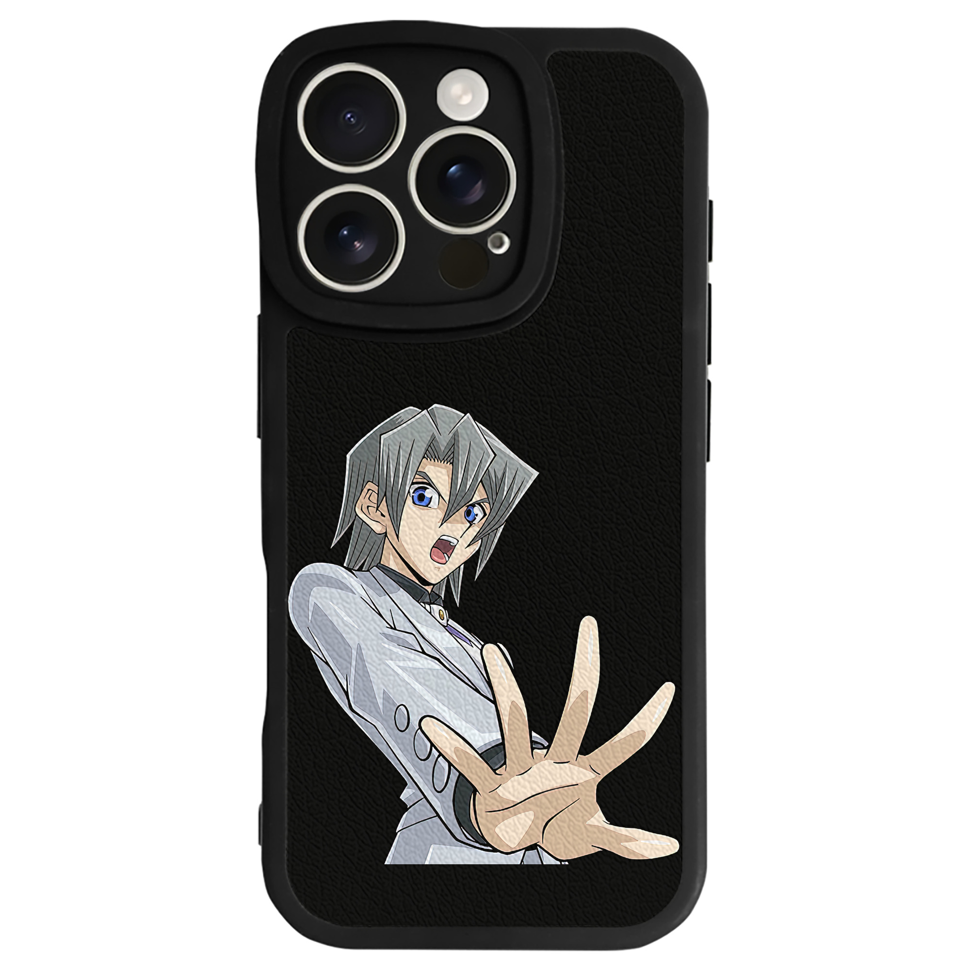 遊☆戯☆王 Yu-Gi-Oh! 【iPhone 16シリーズ対応】シリコンスマホケース（レザー調） 材質：シリコン